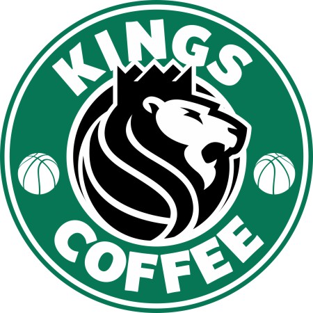 Sacramento Kings Starbucks Coffee Logo vinyl decal